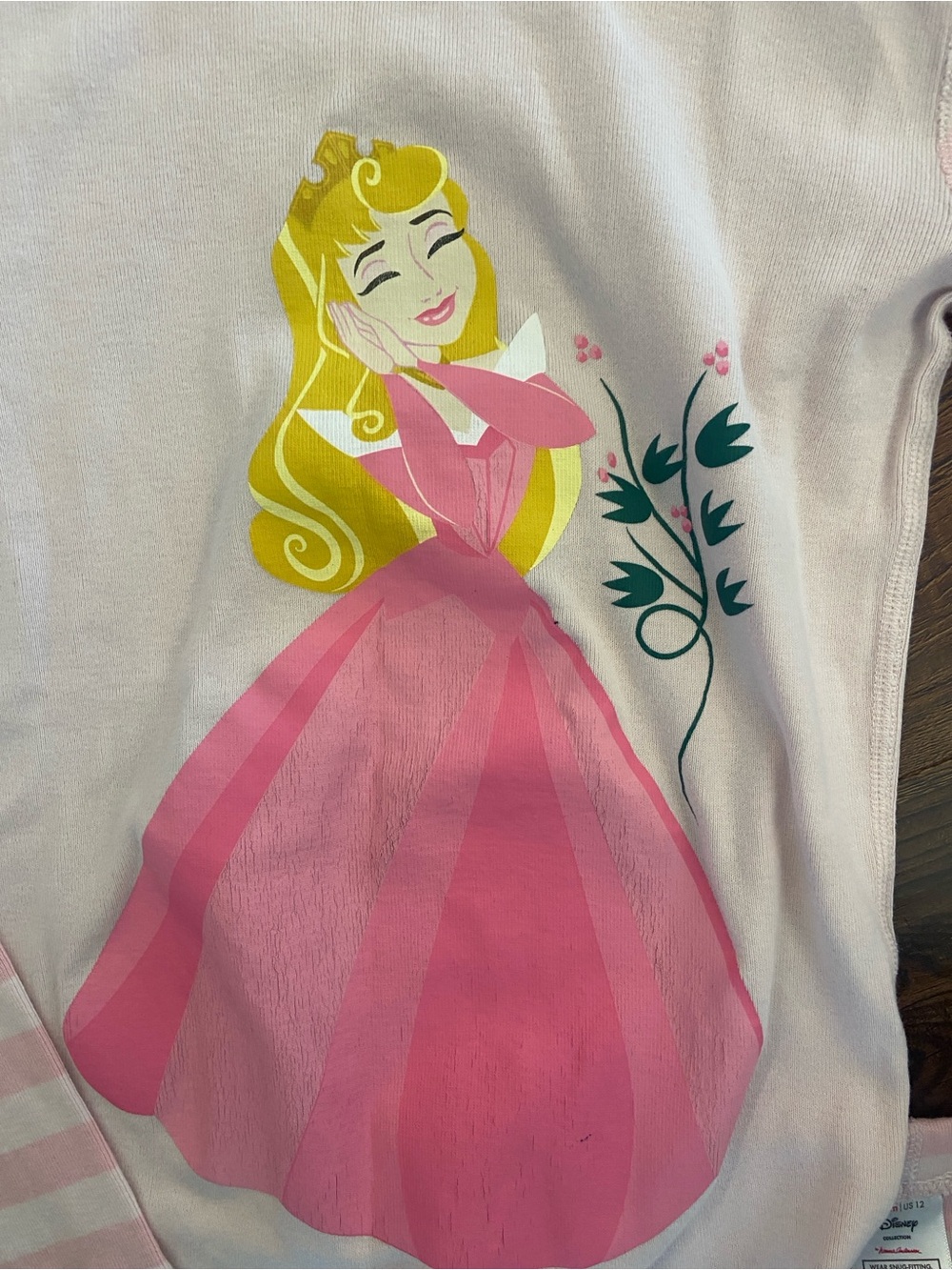 Hanna Andersson Light Pink Girls Crewneck Tee